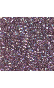 Miyuki delica beads 10/0 - Transparent lilac ab DBM-173